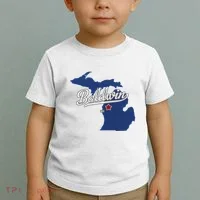 Baldwin Michigan Lake County Mi Map Toddler T-Shirt thumb 2