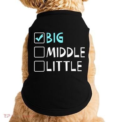 Big Middle Little Big Brother Doggie Tank