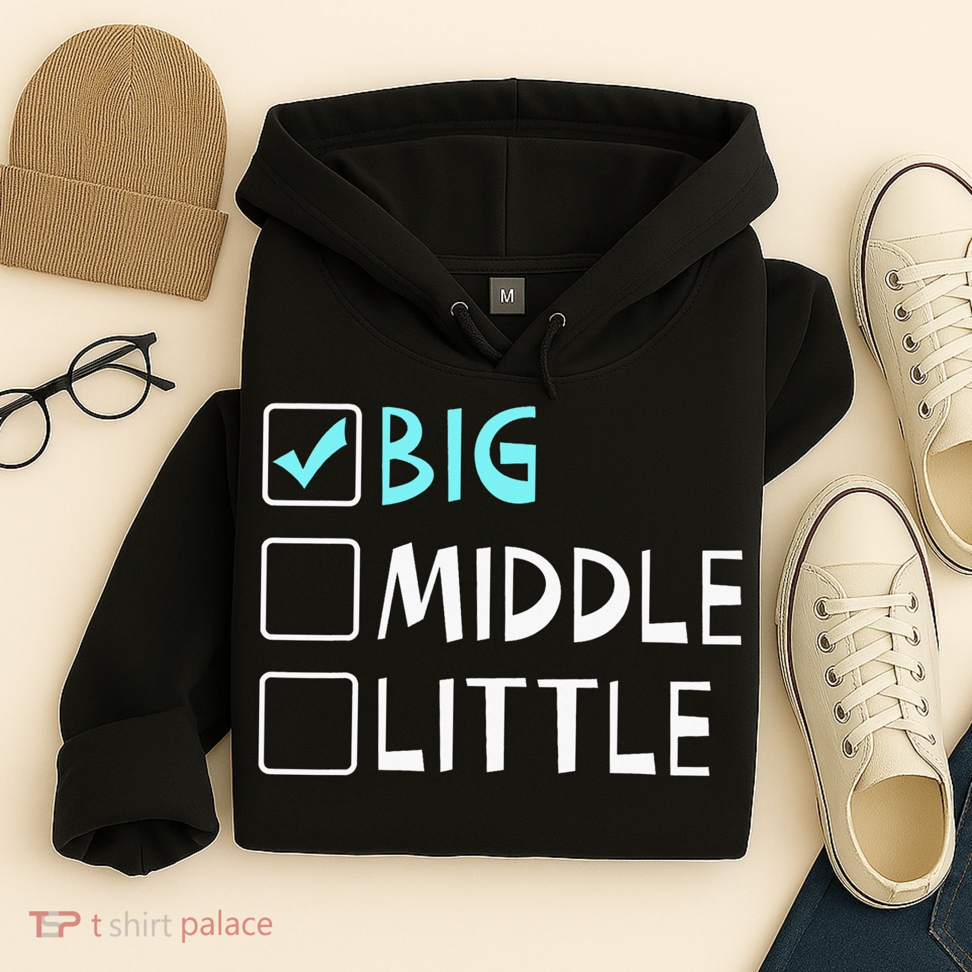 Big Middle Little Big Brother Hoodie