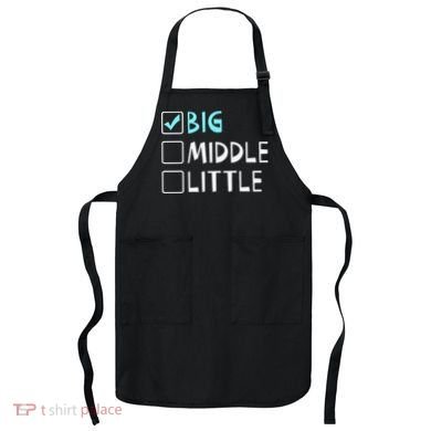 Big Middle Little Big Brother Apron