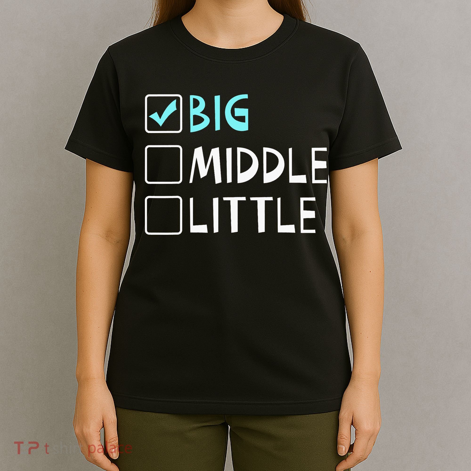 Big Middle Little Big Brother T-Shirt