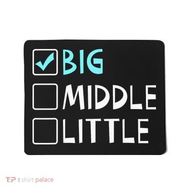 Big Middle Little Big Brother Mousepad