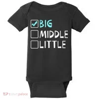 Big Middle Little Big Brother Baby Bodysuit thumb 0
