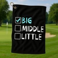 Big Middle Little Big Brother Golf Towel thumb 1
