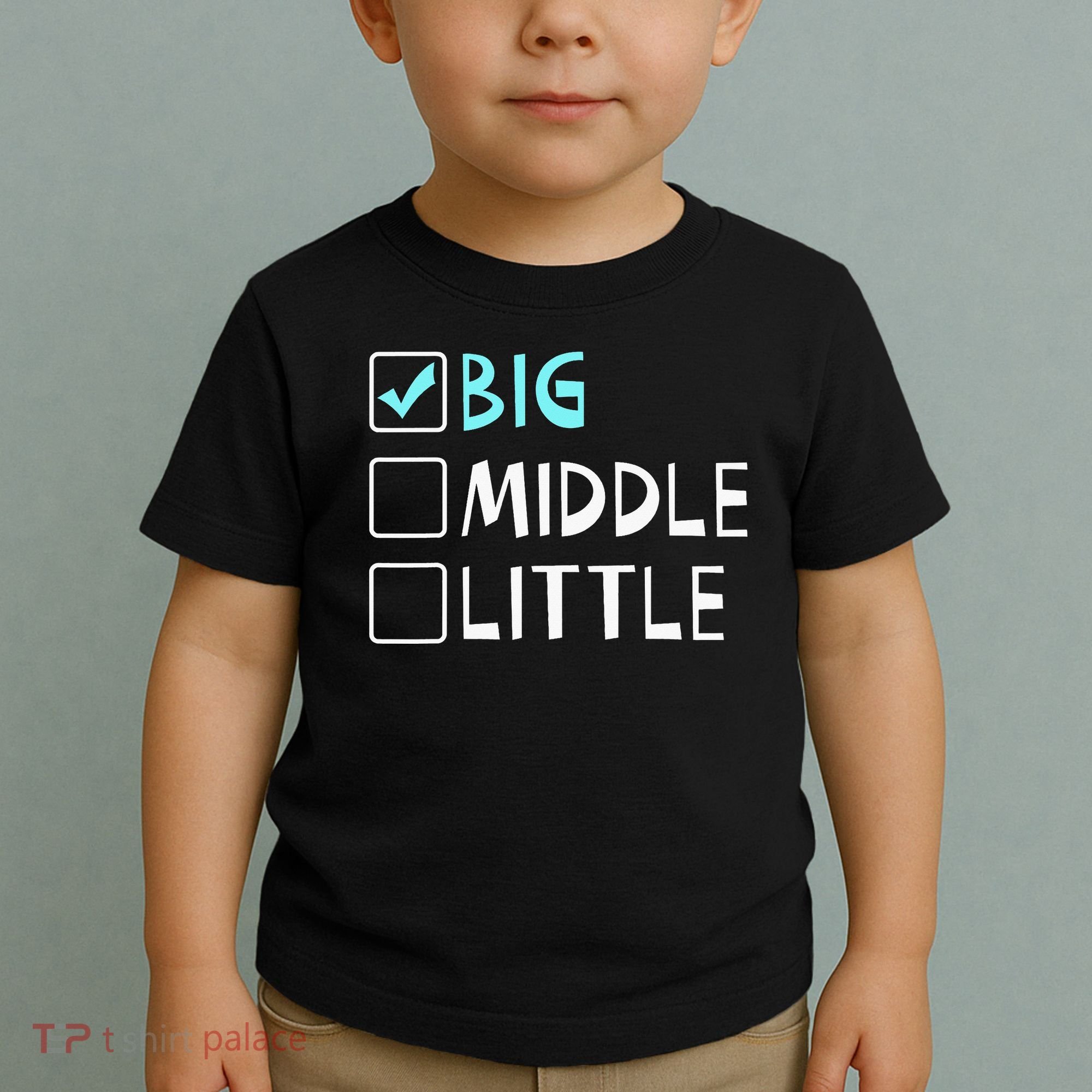 Big Middle Little Big Brother Toddler T-Shirt