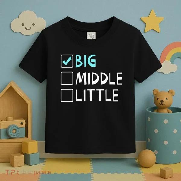 Big Middle Little Big Brother Toddler T-Shirt