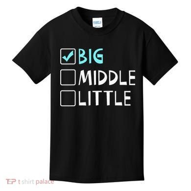 Big Middle Little Big Brother Kids T-Shirt