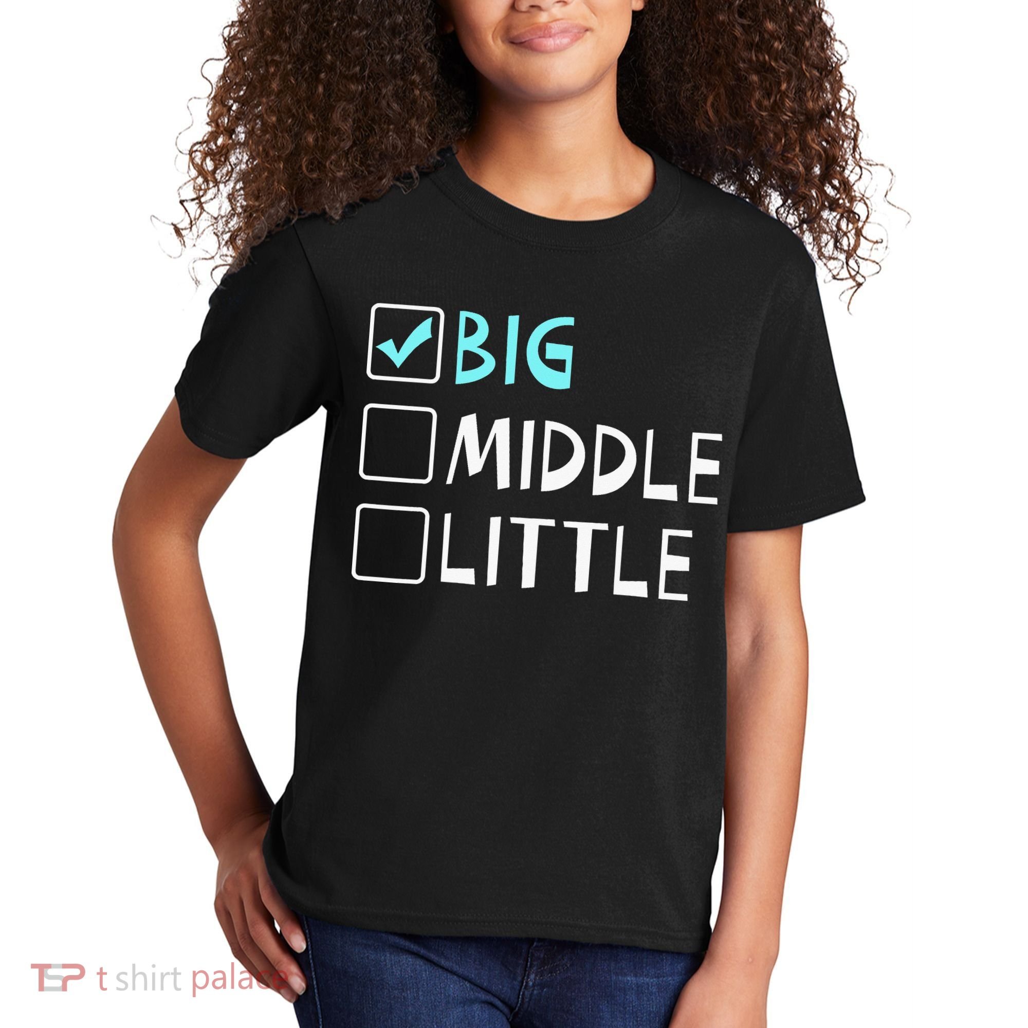 Big Middle Little Big Brother Kids T-Shirt