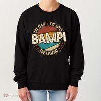 Bampi Myth Legend Funny Fathers Day Bampi Gift Women's Sweatshirt thumb 0