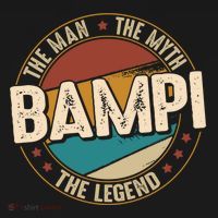 Bampi Myth Legend Funny Fathers Day Bampi Gift Backpack thumb 2