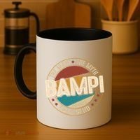 Bampi Myth Legend Funny Fathers Day Bampi Gift Coffee Mug thumb 4
