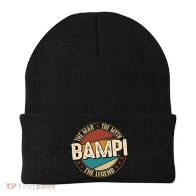 Bampi Myth Legend Funny Fathers Day Bampi Gift Beanie