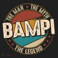 Bampi Myth Legend Funny Fathers Day Bampi Gift Hat thumb 2