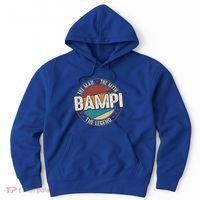 Bampi Myth Legend Funny Fathers Day Bampi Gift Hoodie thumb 0