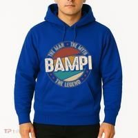 Bampi Myth Legend Funny Fathers Day Bampi Gift Hoodie thumb 2