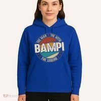 Bampi Myth Legend Funny Fathers Day Bampi Gift Hoodie thumb 5