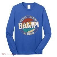 Bampi Myth Legend Funny Fathers Day Bampi Gift Long Sleeve Shirt thumb 0