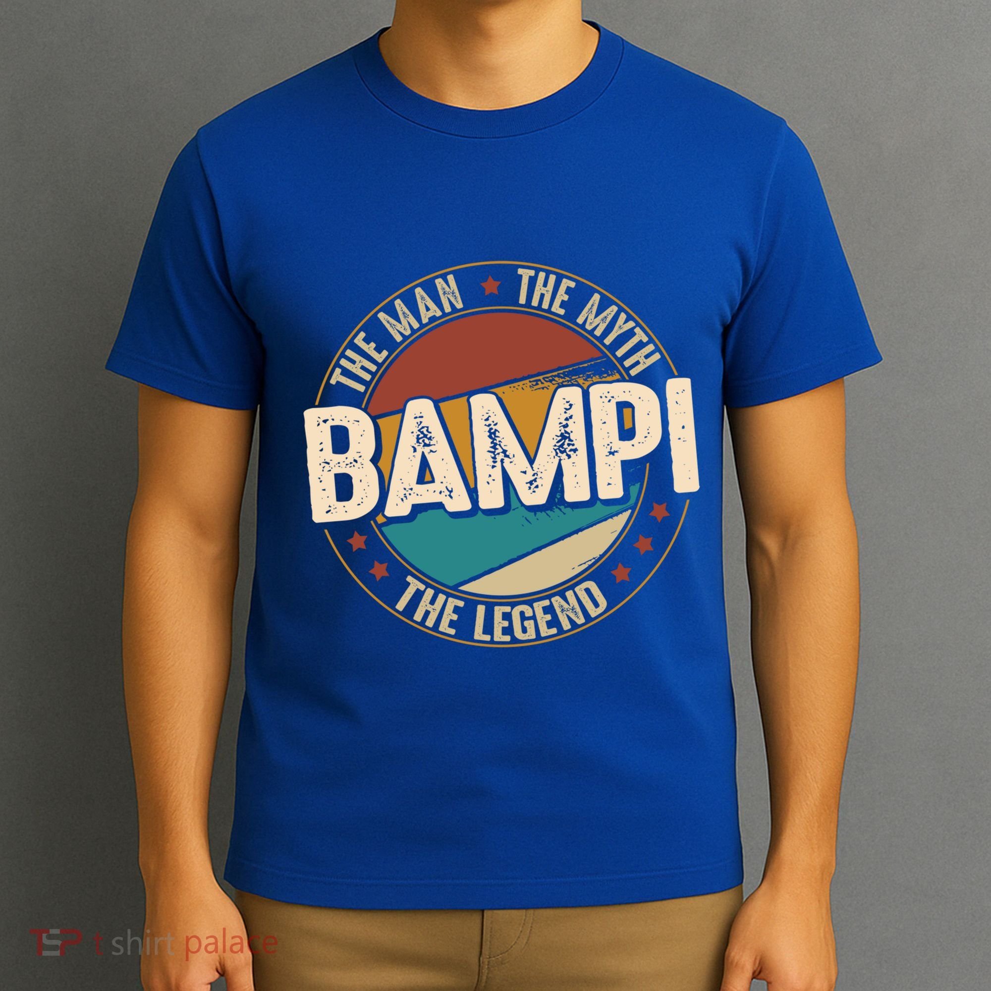 Bampi Myth Legend Funny Fathers Day Bampi Gift T-Shirt