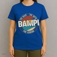 Bampi Myth Legend Funny Fathers Day Bampi Gift T-Shirt thumb 4