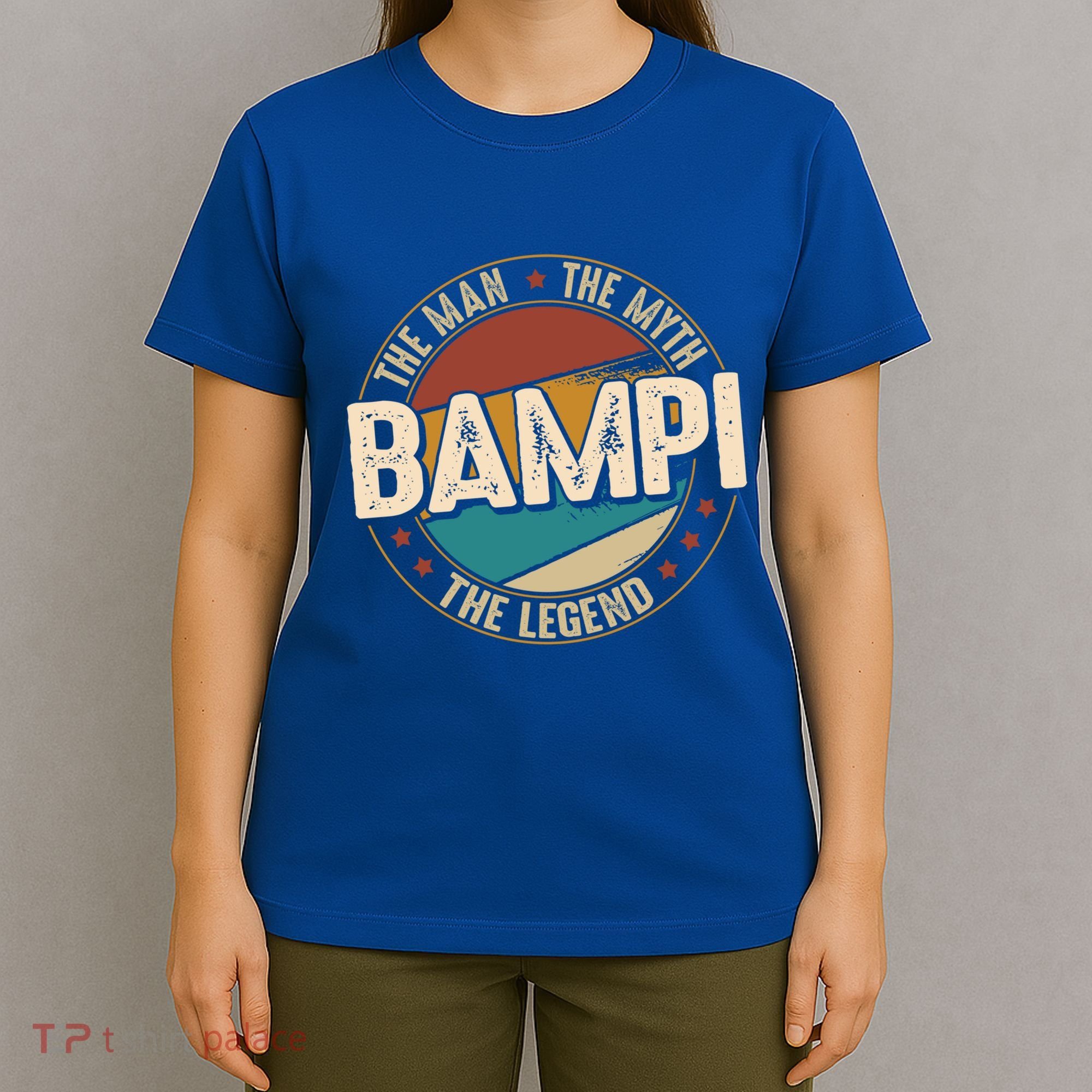 Bampi Myth Legend Funny Fathers Day Bampi Gift T-Shirt