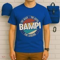Bampi Myth Legend Funny Fathers Day Bampi Gift T-Shirt thumb 6