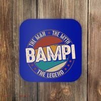 Bampi Myth Legend Funny Fathers Day Bampi Gift Coaster thumb 0