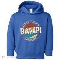 Bampi Myth Legend Funny Fathers Day Bampi Gift Toddler Hoodie thumb 0