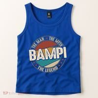 Bampi Myth Legend Funny Fathers Day Bampi Gift Tank Top thumb 2