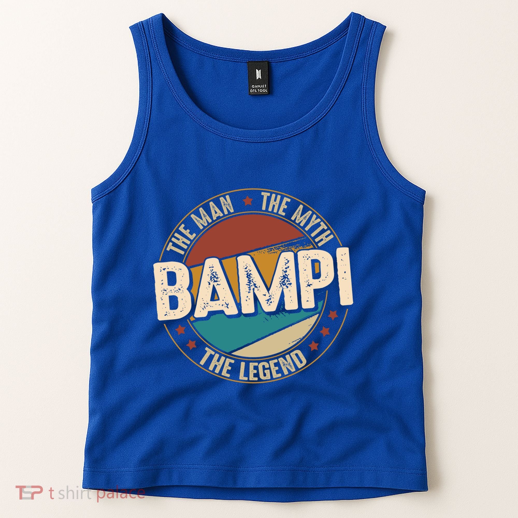 Bampi Myth Legend Funny Fathers Day Bampi Gift Tank Top