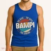 Bampi Myth Legend Funny Fathers Day Bampi Gift Tank Top thumb 3