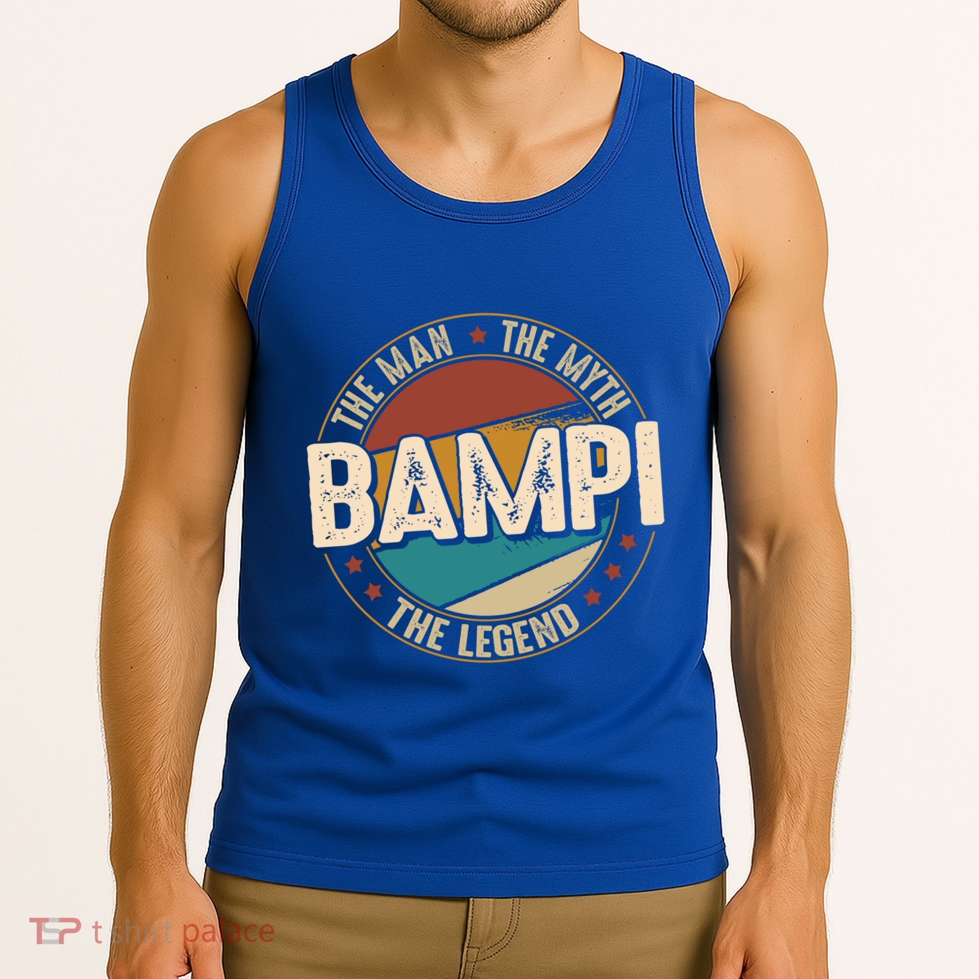 Bampi Myth Legend Funny Fathers Day Bampi Gift Tank Top