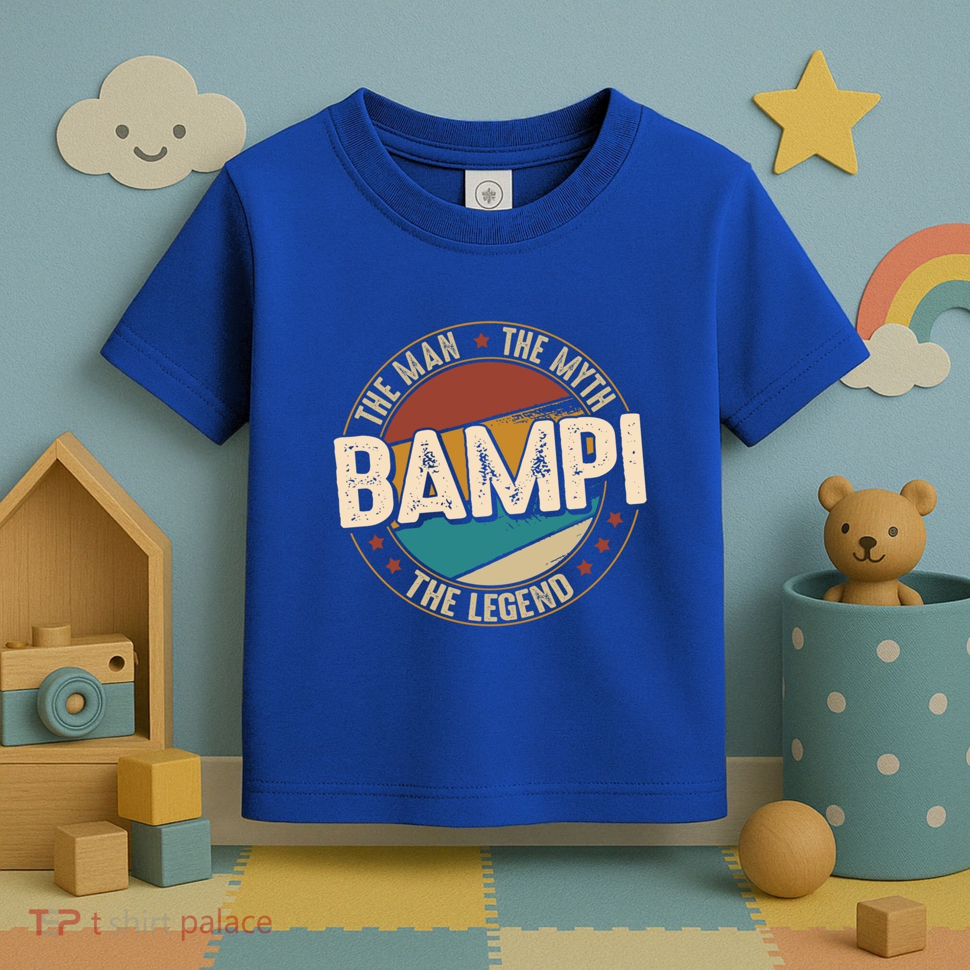 Bampi Myth Legend Funny Fathers Day Bampi Gift Toddler T-Shirt