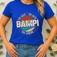 Bampi Myth Legend Funny Fathers Day Bampi Gift Women's T-Shirt thumb 2