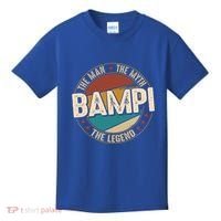 Bampi Myth Legend Funny Fathers Day Bampi Gift Kids T-Shirt thumb 0