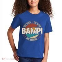 Bampi Myth Legend Funny Fathers Day Bampi Gift Kids T-Shirt thumb 2