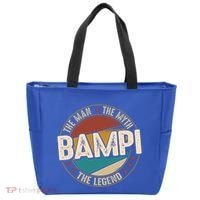 Bampi Myth Legend Funny Fathers Day Bampi Gift Tote Bag thumb 0