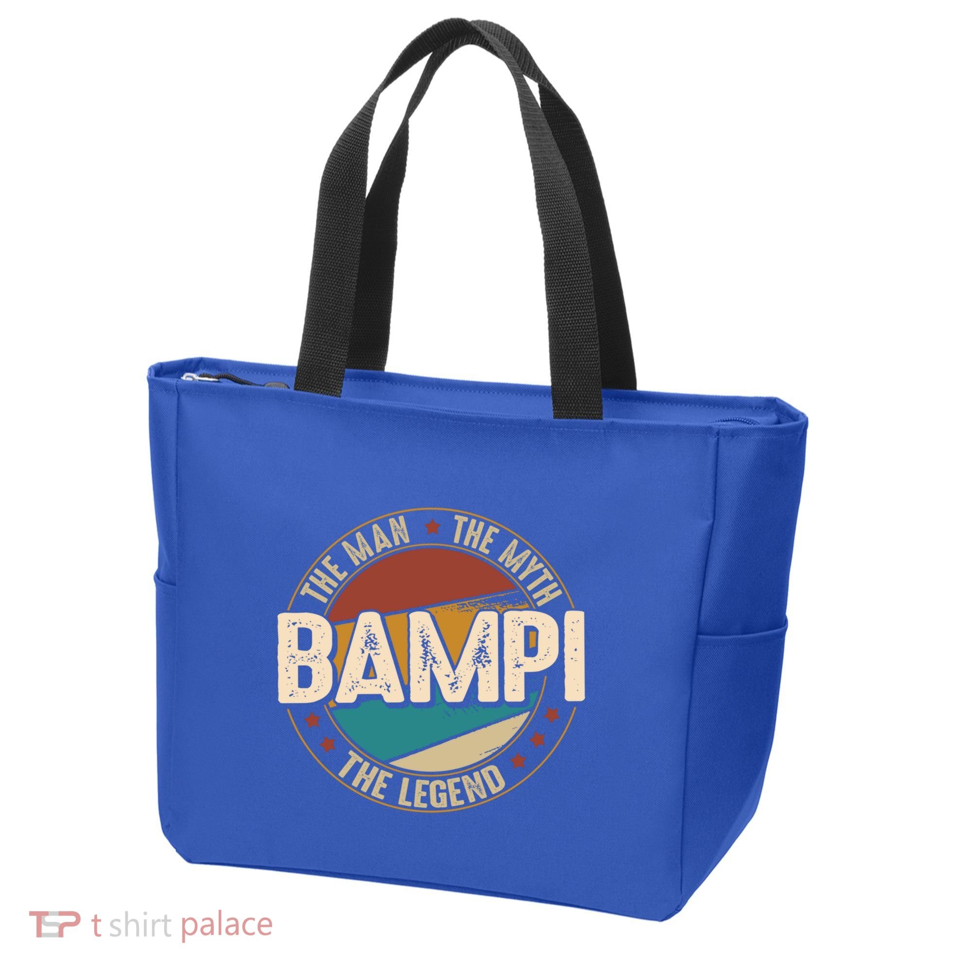 Bampi Myth Legend Funny Fathers Day Bampi Gift Tote Bag