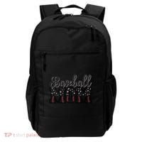 Baseball Mom Leopard Funny Softball Mom MotherS Day Gift Backpack thumb 0