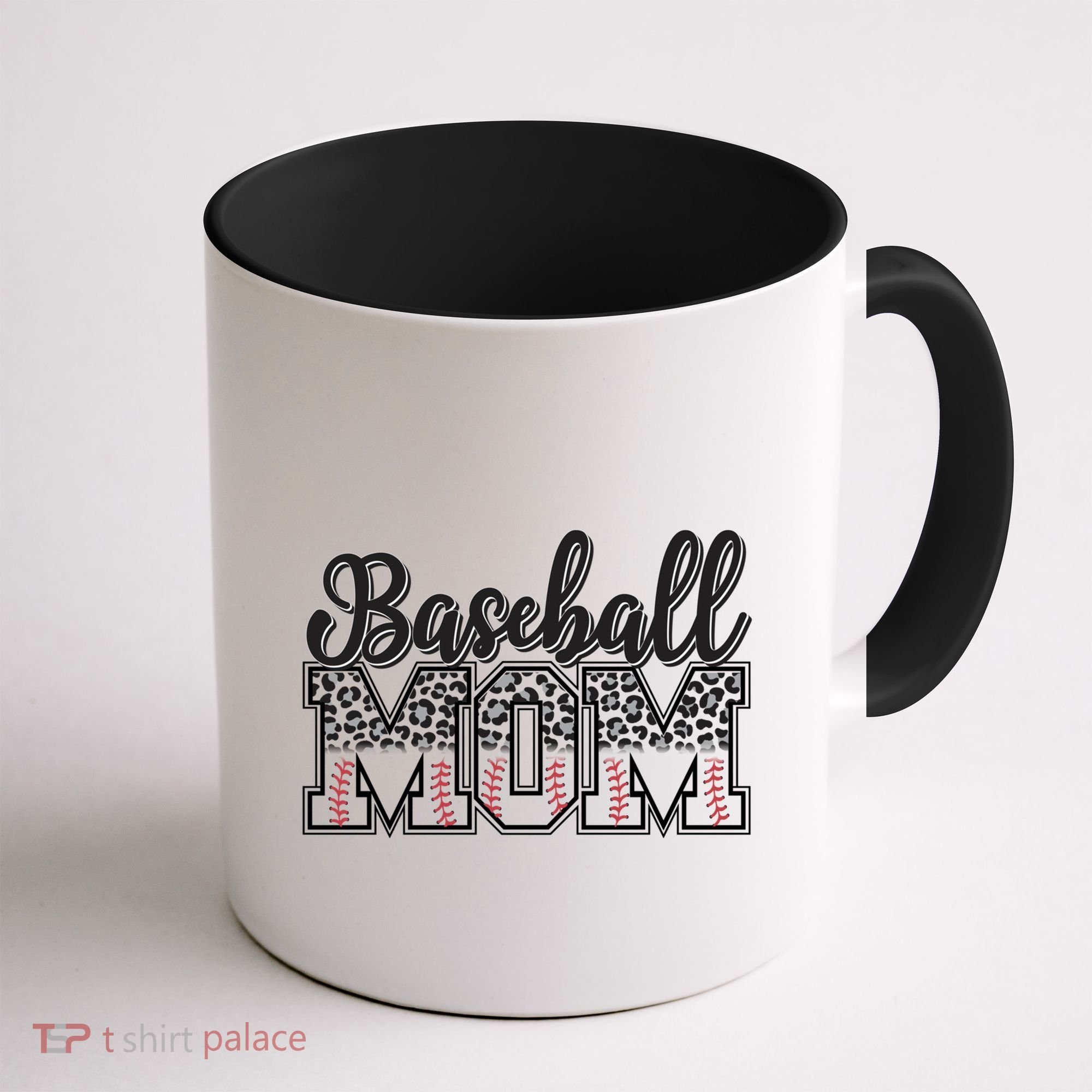 Baseball Mom Leopard Funny Softball Mom MotherS Day Gift Coffee Mug