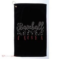 Baseball Mom Leopard Funny Softball Mom MotherS Day Gift Golf Towel thumb 0