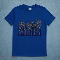 Baseball Mom Leopard Funny Softball Mom MotherS Day Gift T-Shirt thumb 5