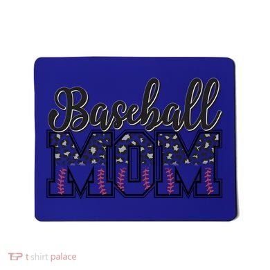 Baseball Mom Leopard Funny Softball Mom MotherS Day Gift Mousepad