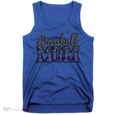 Baseball Mom Leopard Funny Softball Mom MotherS Day Gift Tank Top