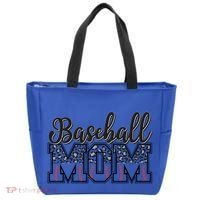 Baseball Mom Leopard Funny Softball Mom MotherS Day Gift Tote Bag thumb 0