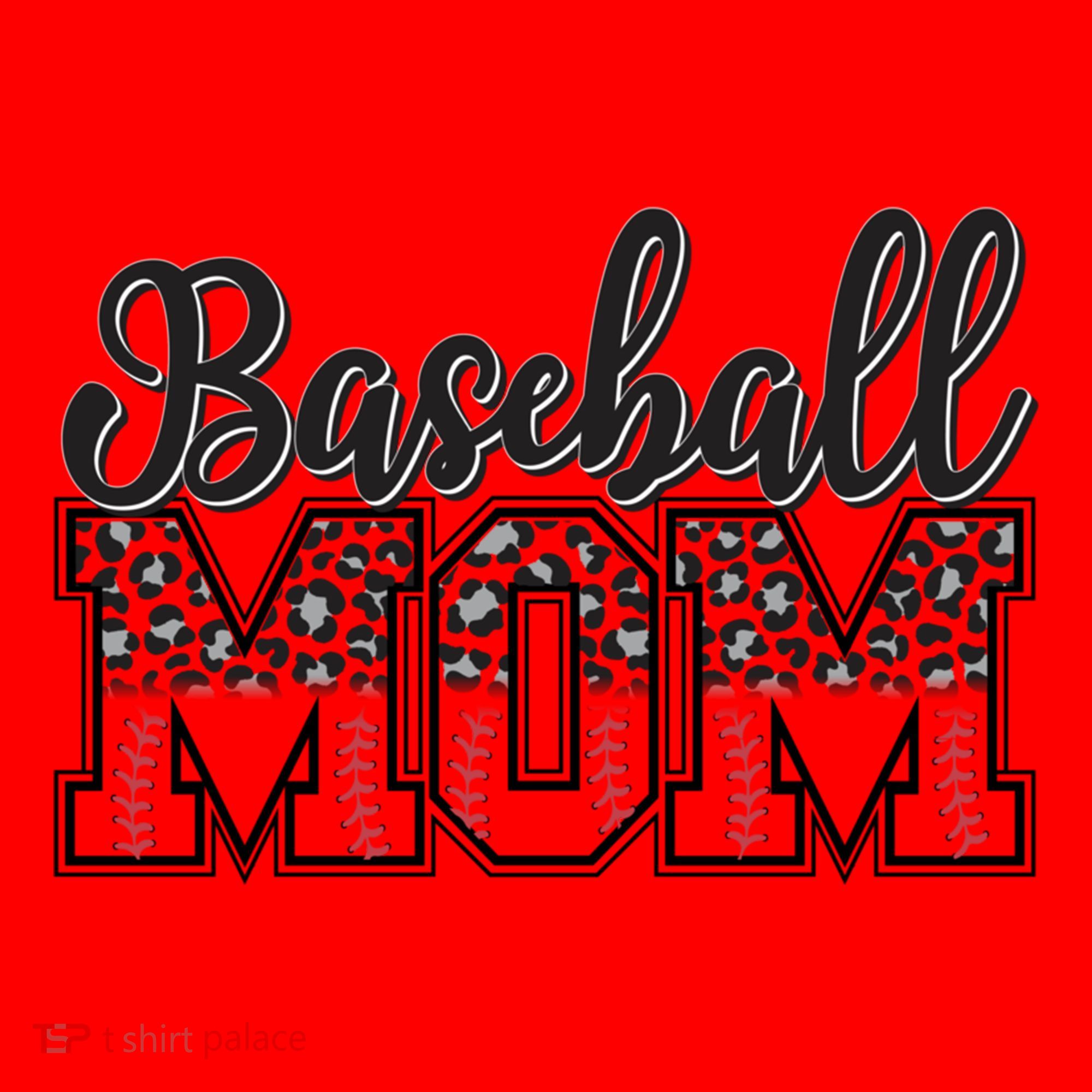 Baseball Mom Leopard Funny Softball Mom MotherS Day Gift Santa Hat