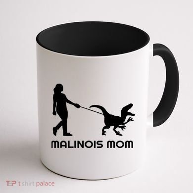 Belgian Malinois Mom Coffee Mug back