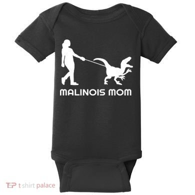 Belgian Malinois Mom Baby Bodysuit