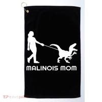 Belgian Malinois Mom Golf Towel thumb 0