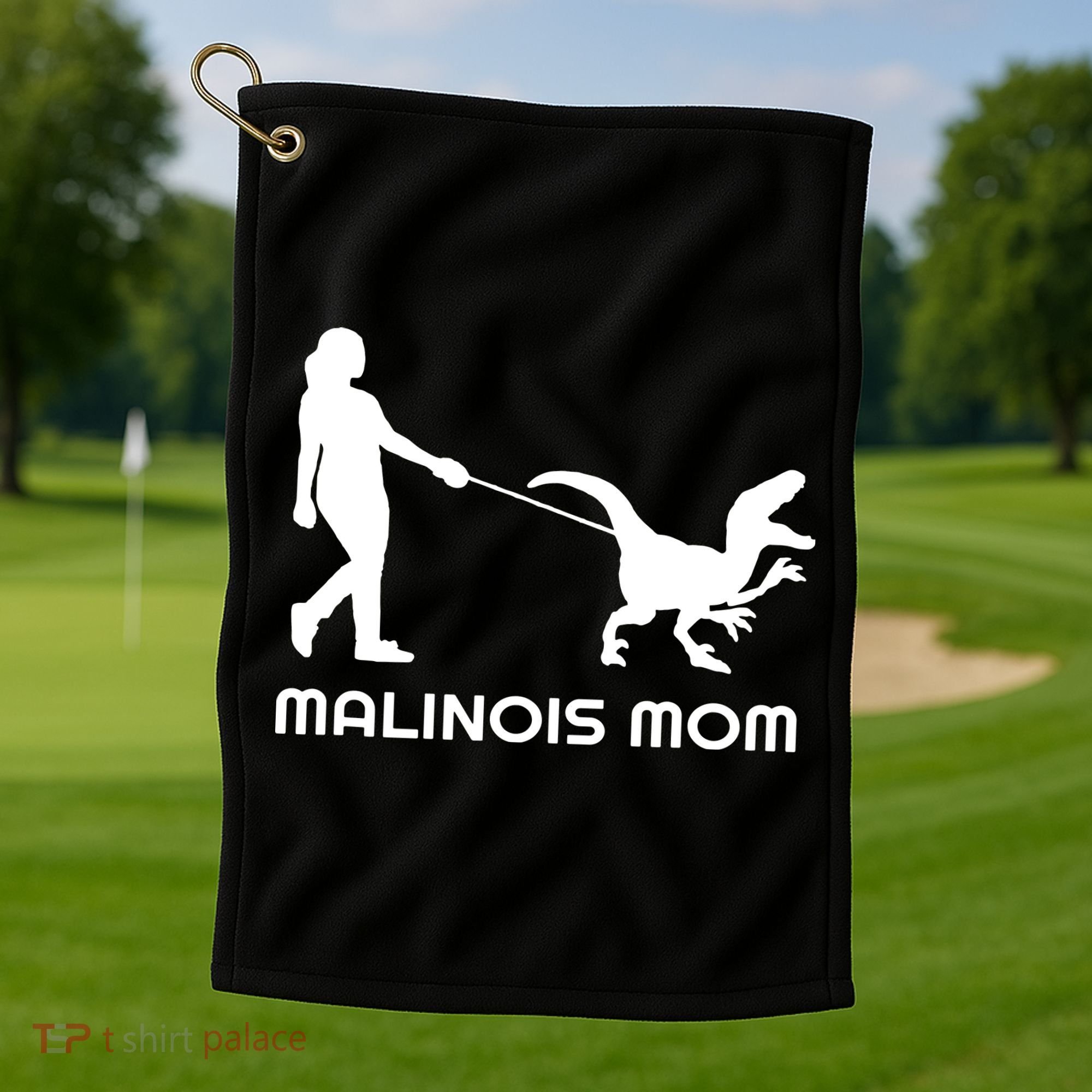 Belgian Malinois Mom Golf Towel