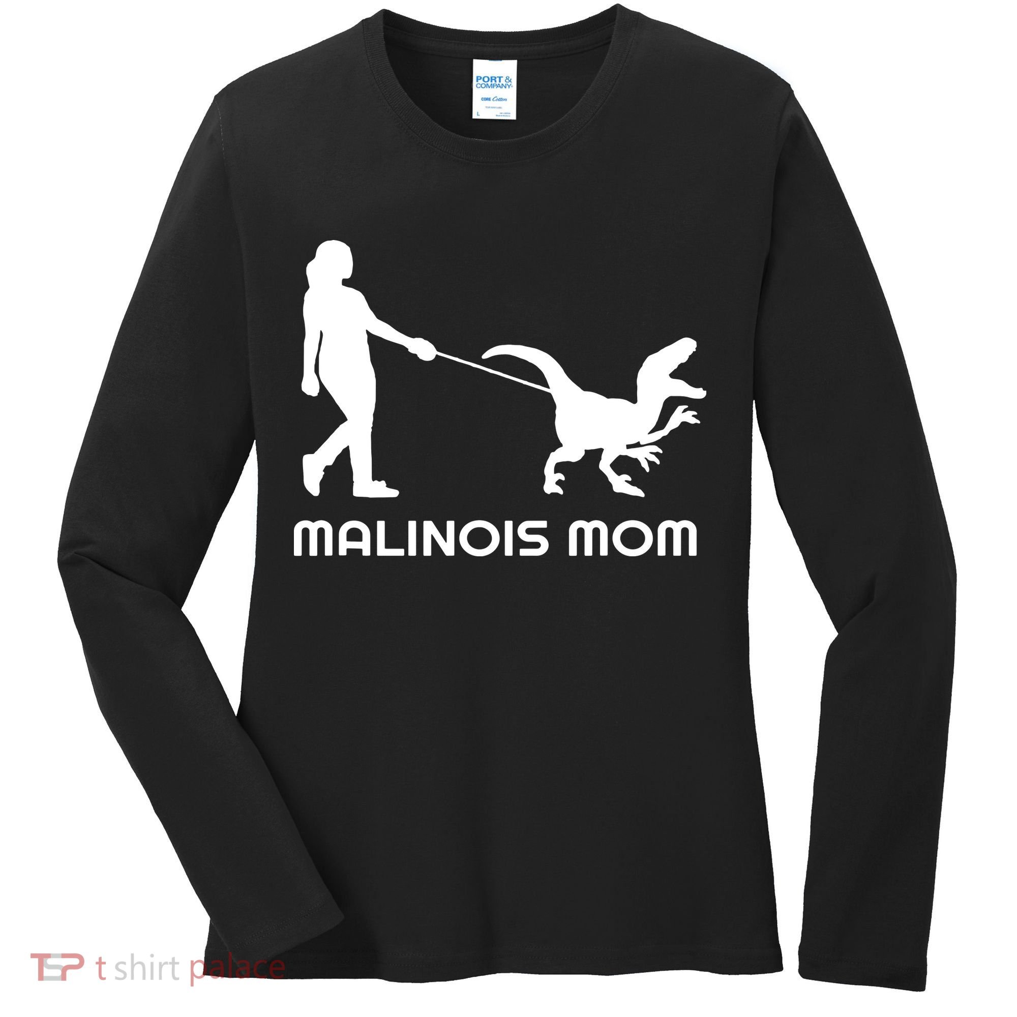 Belgian Malinois Mom Women's Long Sleeve Shirt